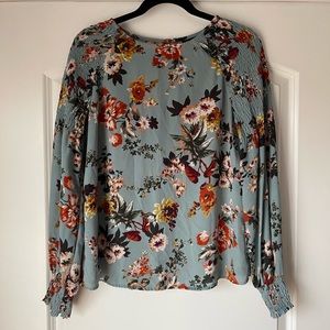 Ana floral print blouse